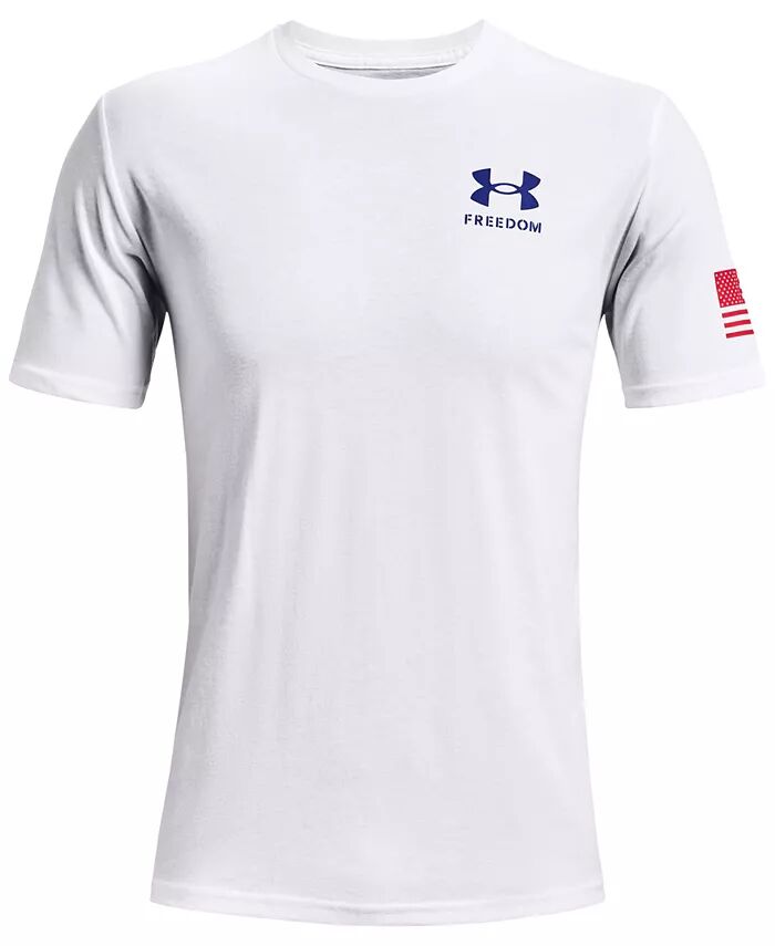 

Мужская футболка с флагом свободы Under Armour, белый