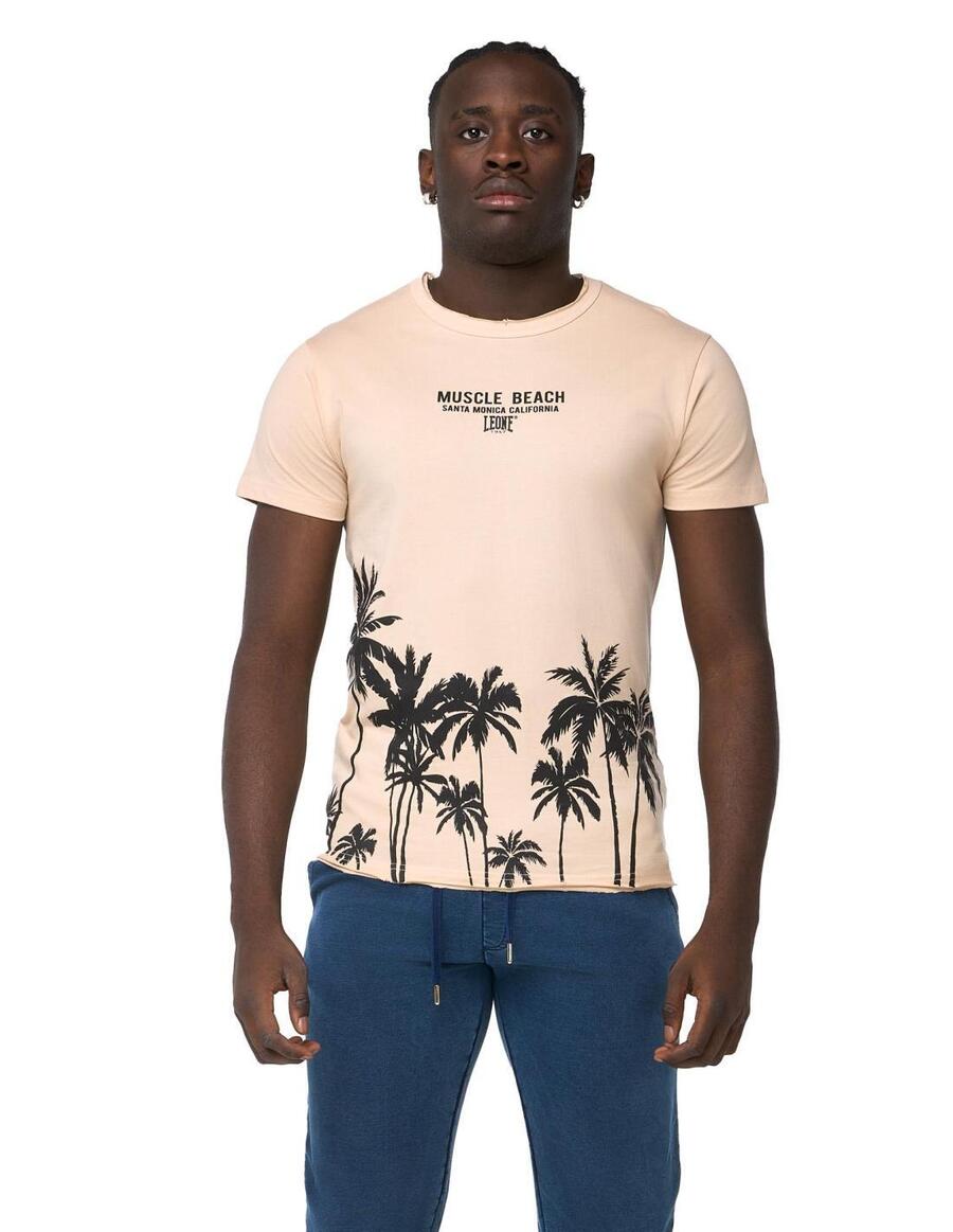 

LEONE 1947 APPAREL Футболка с короткими рукавами и принтом Leone Beach