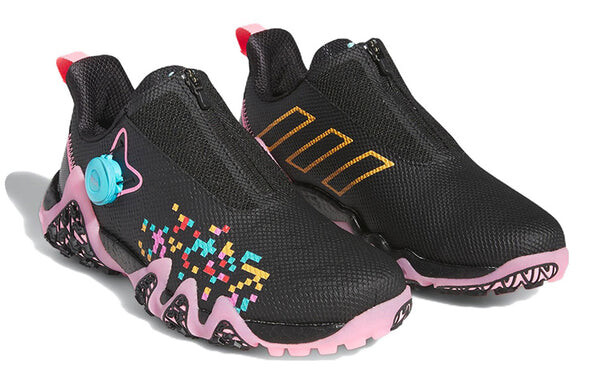 Кроссовки Adidas Codechaos 22 BOA BOOST Golf Shoes 'Black Beam Pink', черный — фото 3
