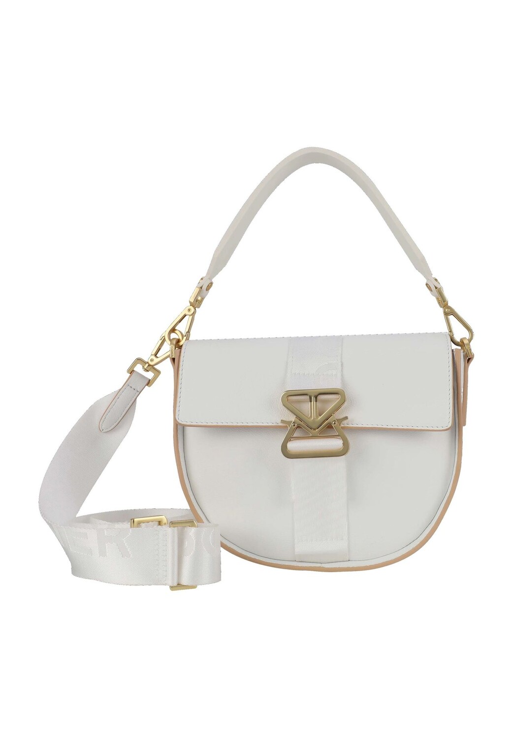 

Сумка через плечо Касси, кожаная, с клапаном, женская BOGNER, белый