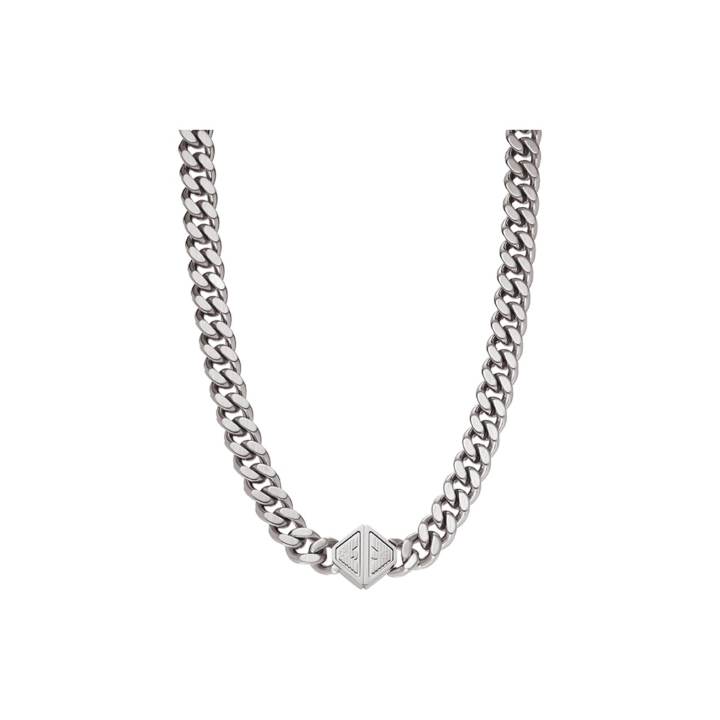

Стальная цепочка на шею EMPORIO ARMANI, серебряный