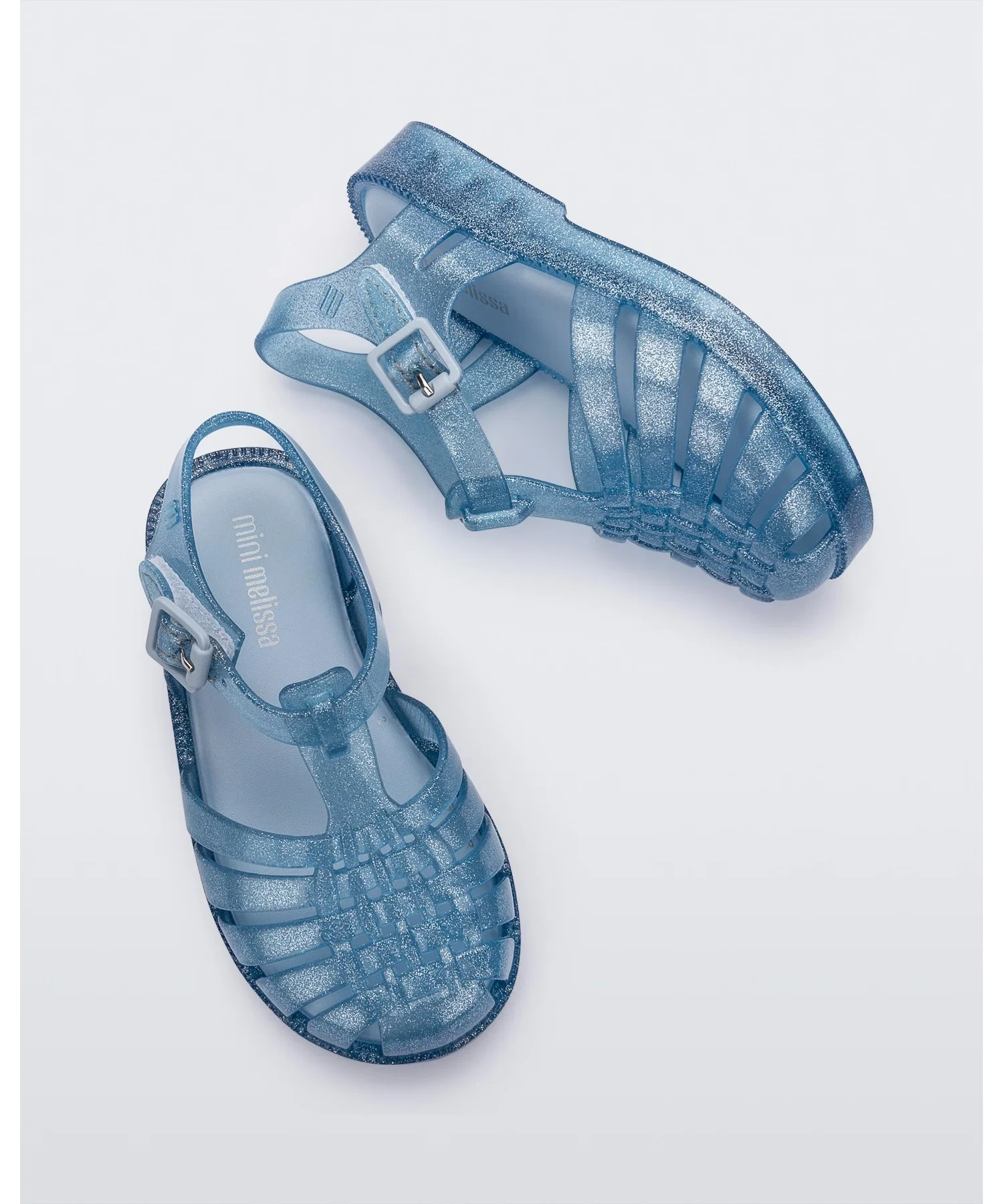 Детские сандалии Melissa Possession Shiny BB синие — фото 3