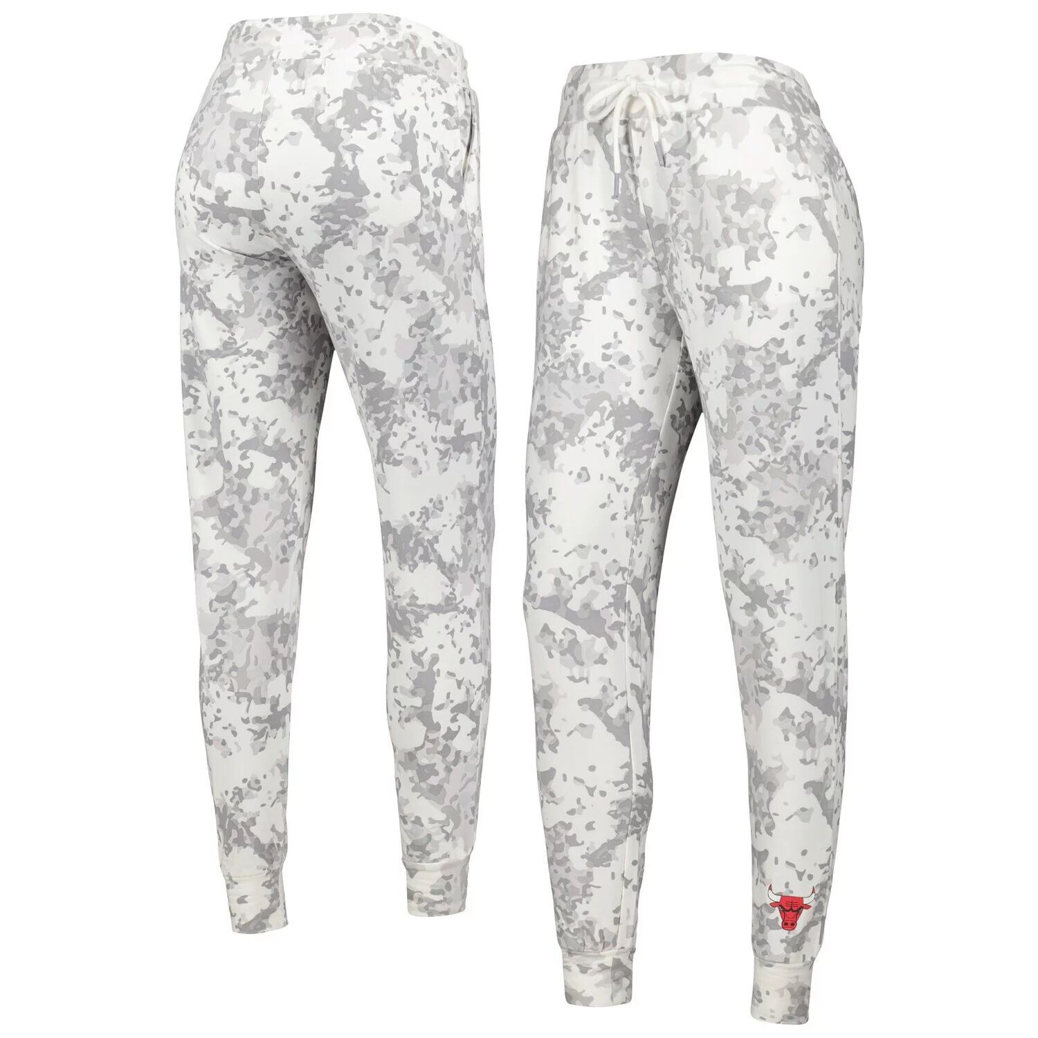 

Женские брюки-джоггеры Lusso White Chicago Bulls Melissa Tri-Blend