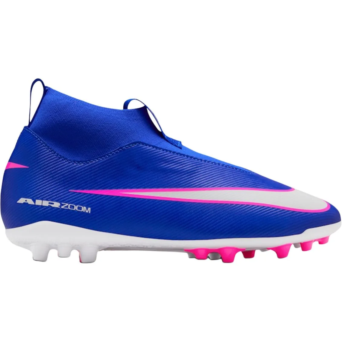 Nike Бутсы для футбола Mercurial Superfly 10 High top Kids' синие белые — фото 3