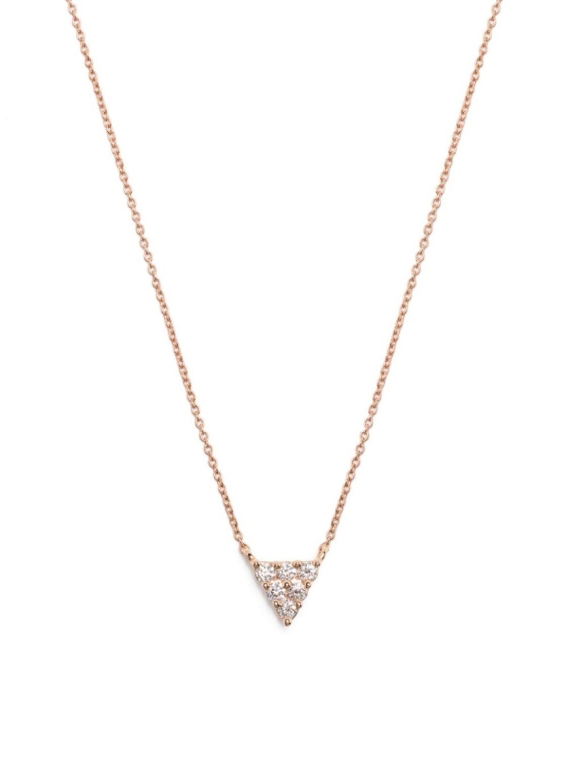 

Колье Vivienne Lily Triangle из розового золота с бриллиантами Dana Rebecca Designs, золотой