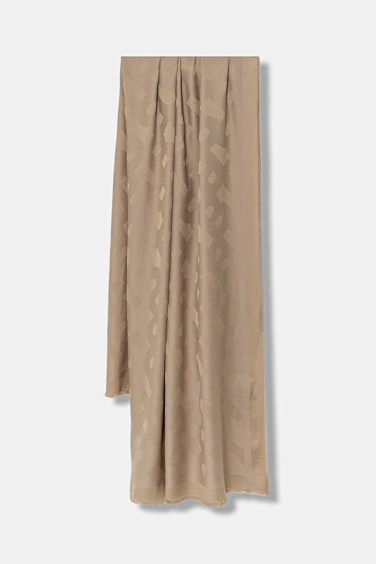 

Шарф monyque с добавлением шерсти BOSS, бежевый