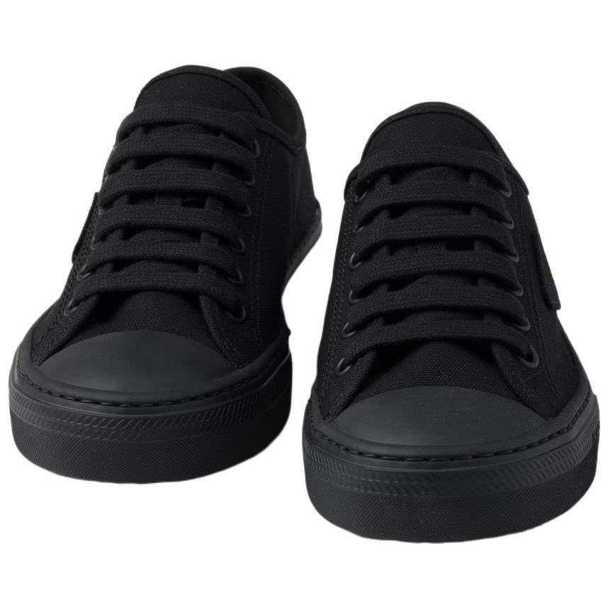 Кроссовки для скейтбординга Hemp Low Top мужские черные PRADA — фото 4