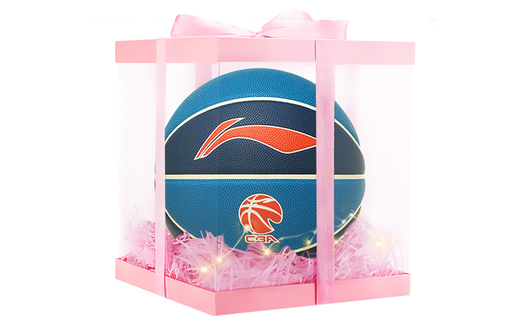 

LINING Баскетбольный мяч PU Blue размер 7 тренировочный соревновательный unisex Китай