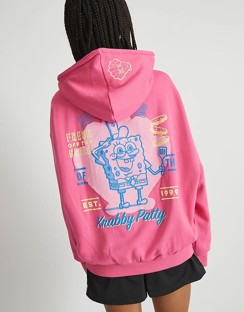 

Худи Skinnydip London Spunk Bob Krabby Patty в розовом цвете