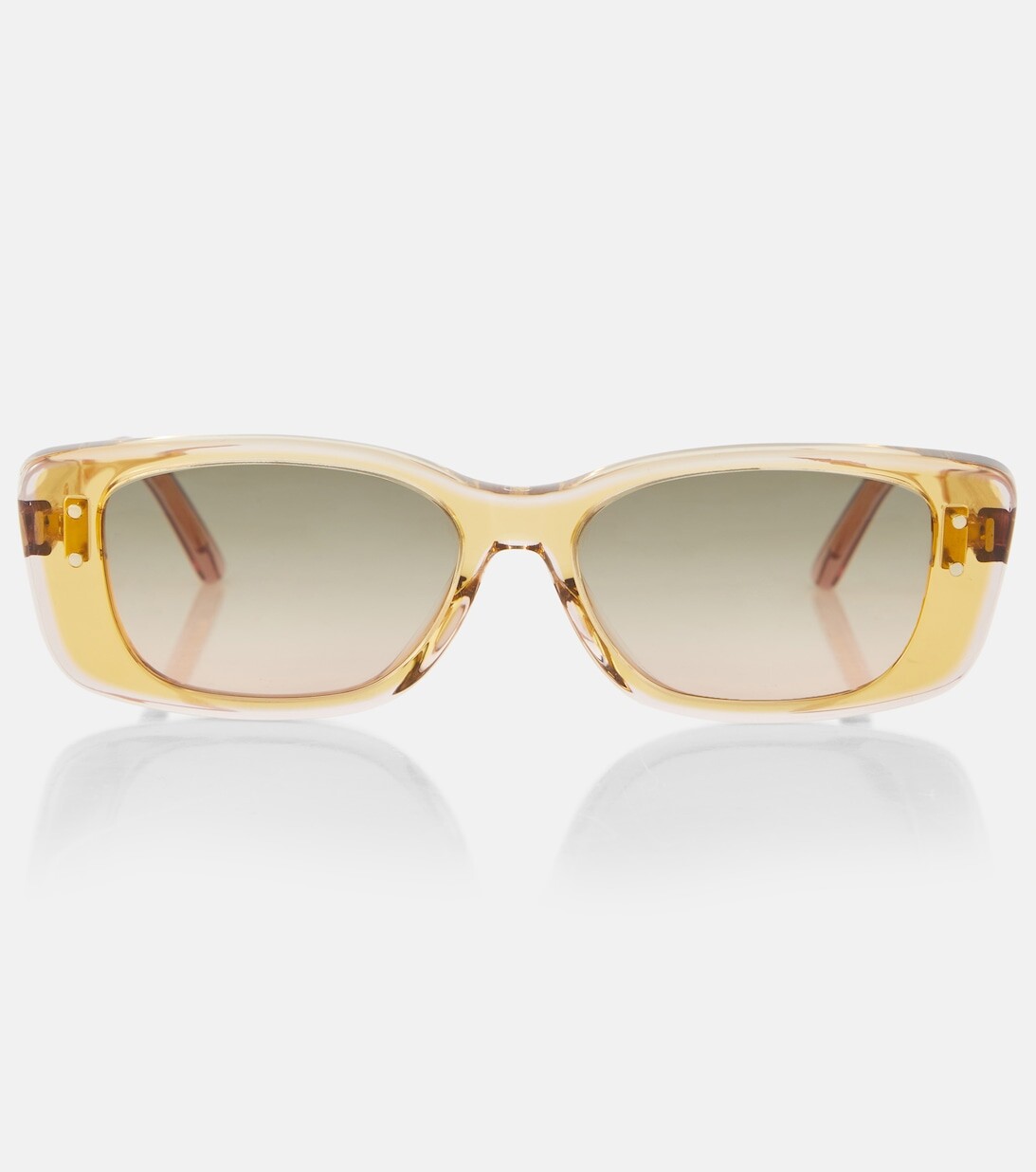 

Солнцезащитные очки DiorHighlight S2I прямоугольной формы Dior Eyewear, желтый