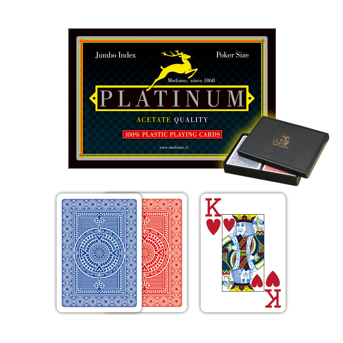 

Индекс Texas Poker Jumbo, карты, Модиано Modiano