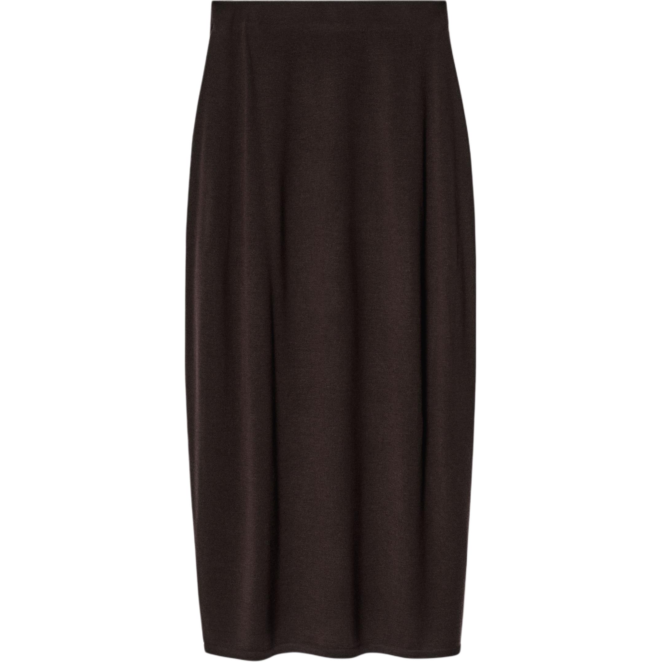 

COS Повседневная длинная юбка Women's Dark Brown