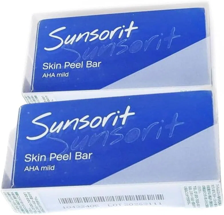 Скраб-пилинг для лица Sunsorit AHA Mild, набор 2 шт., 135 г, синий