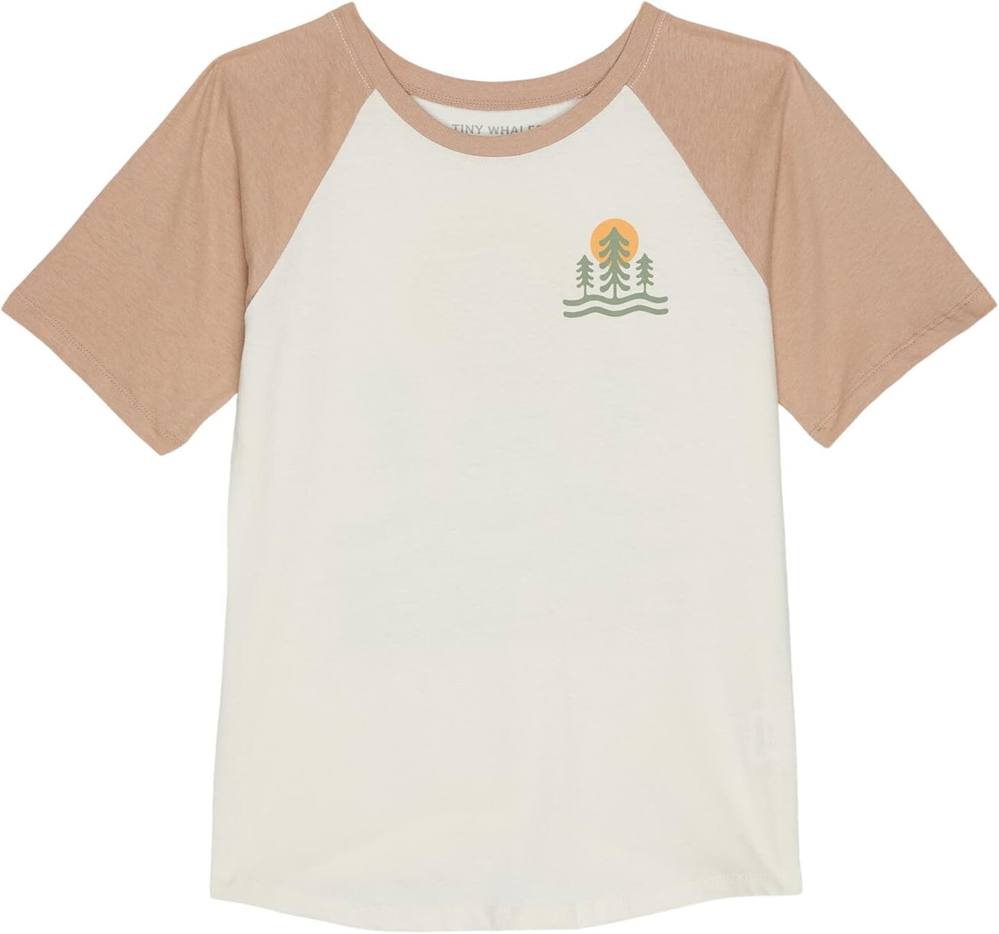 

Футболка Tiny Whales Explorer Raglan, цвет Natural/Clay
