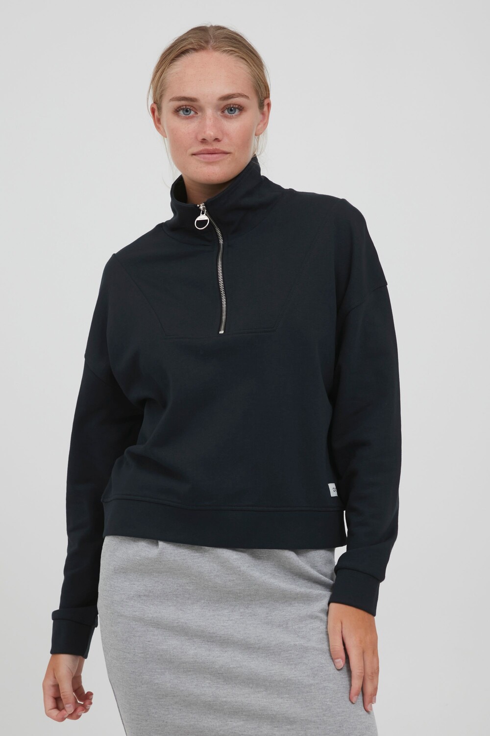 

Свитер Oxmo Troyer OXGrethe, серый