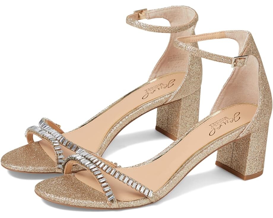 

Туфли Jewel Badgley Mischka Joanne, цвет Light Gold Glitter