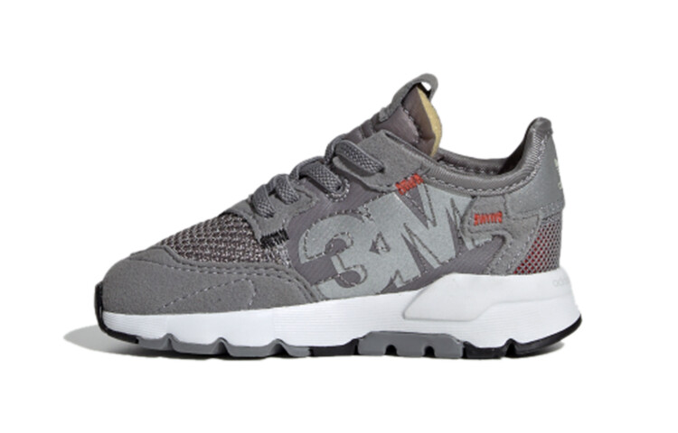 

Кроссовки Nite Jogger Toddler TD Mid-top серые/белые Adidas Originals
