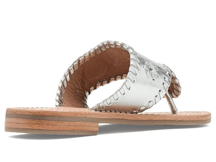 Сандалии Jacks Flat Sandals Jack Rogers Kids, Silver — фото 4