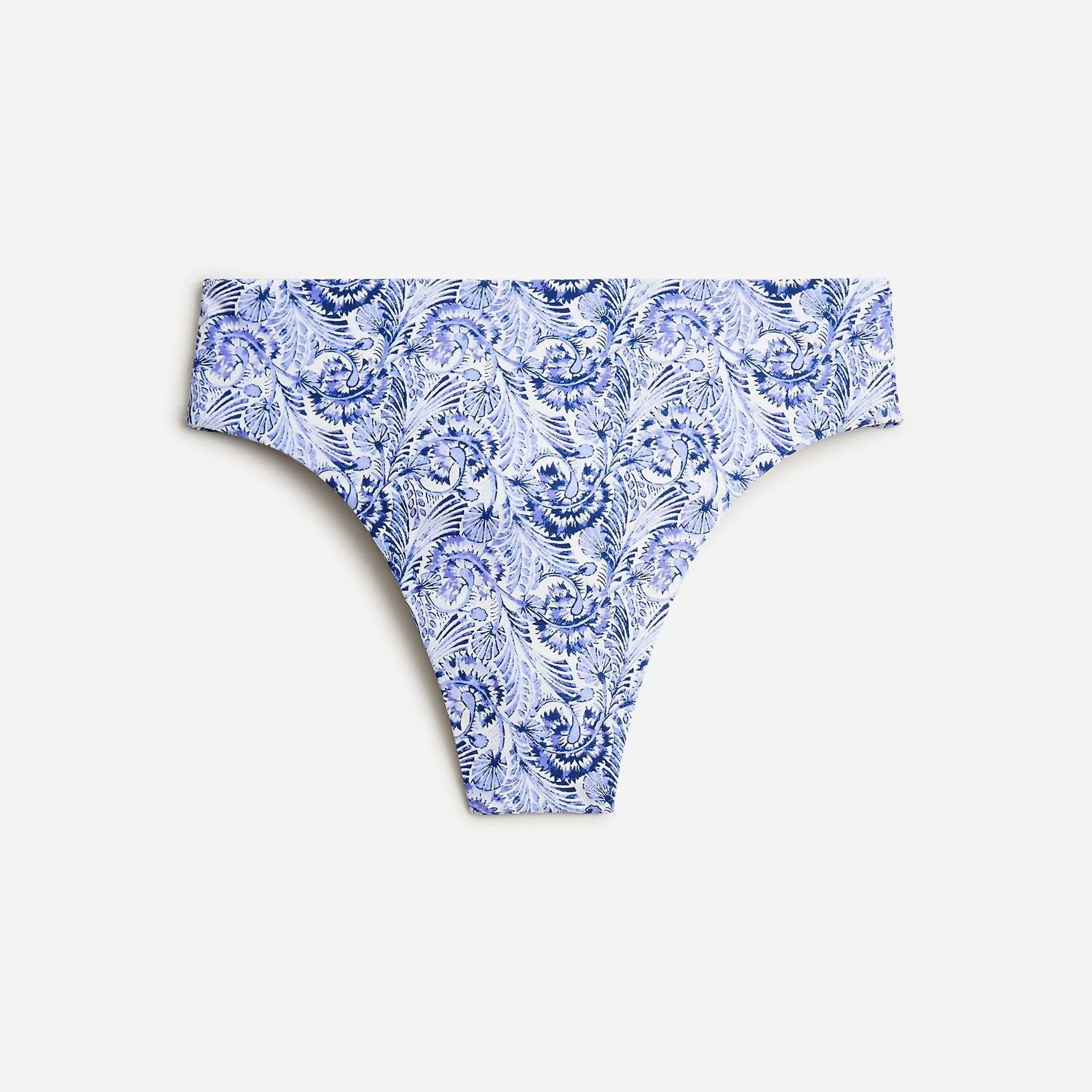 

Плавки бикини с высокой посадкой в ​​виде одуванчиков J.Crew, цвет dandelion swirl