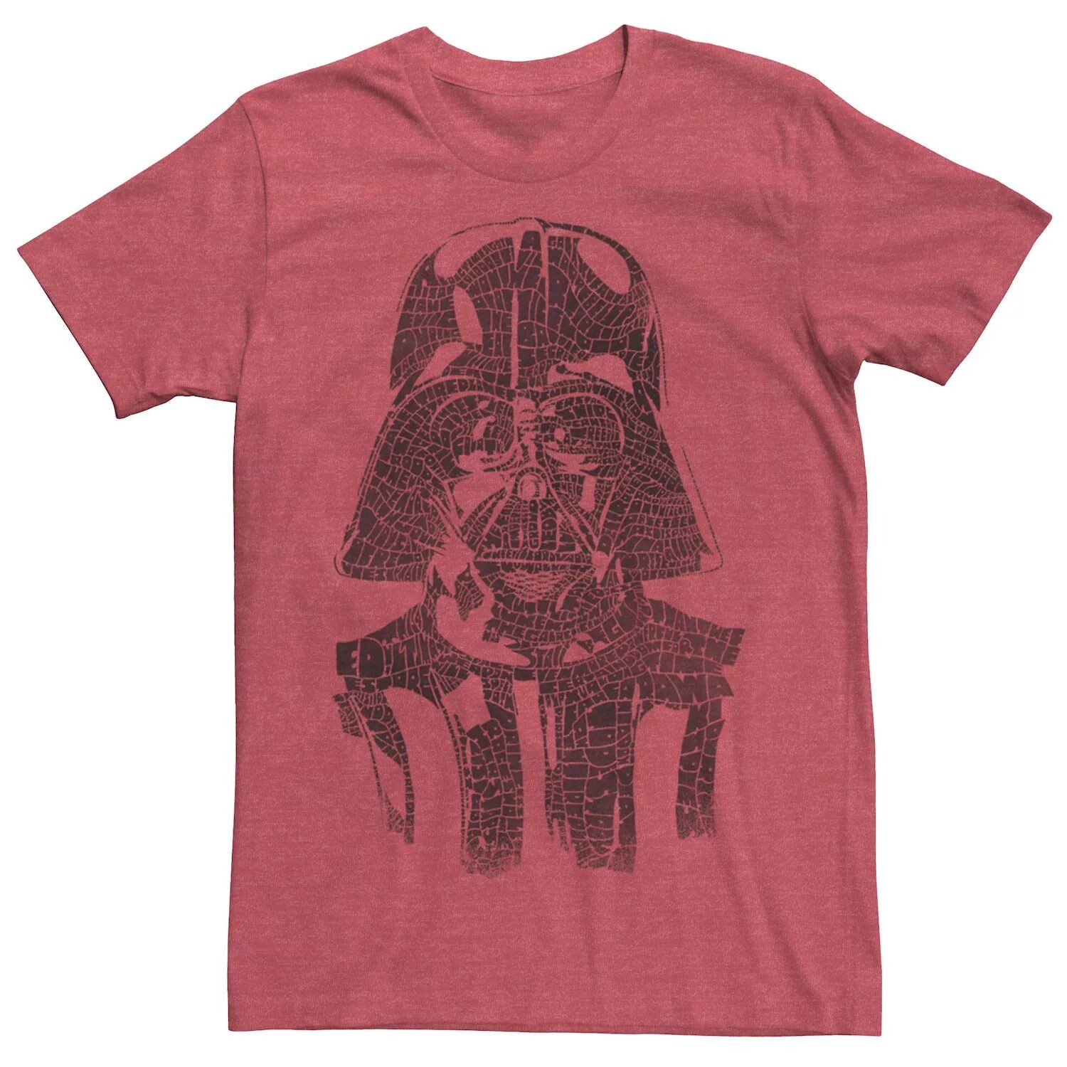 

Мужская футболка с рисунком шлема и текстом Star Wars