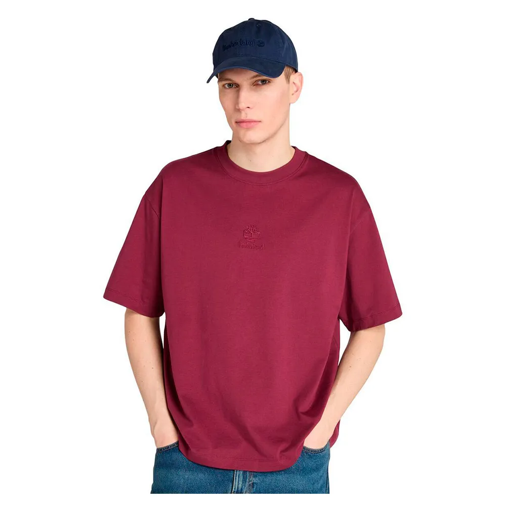 

Футболка с коротким рукавом Timberland Hampthon Tonal Stack Logo, красный