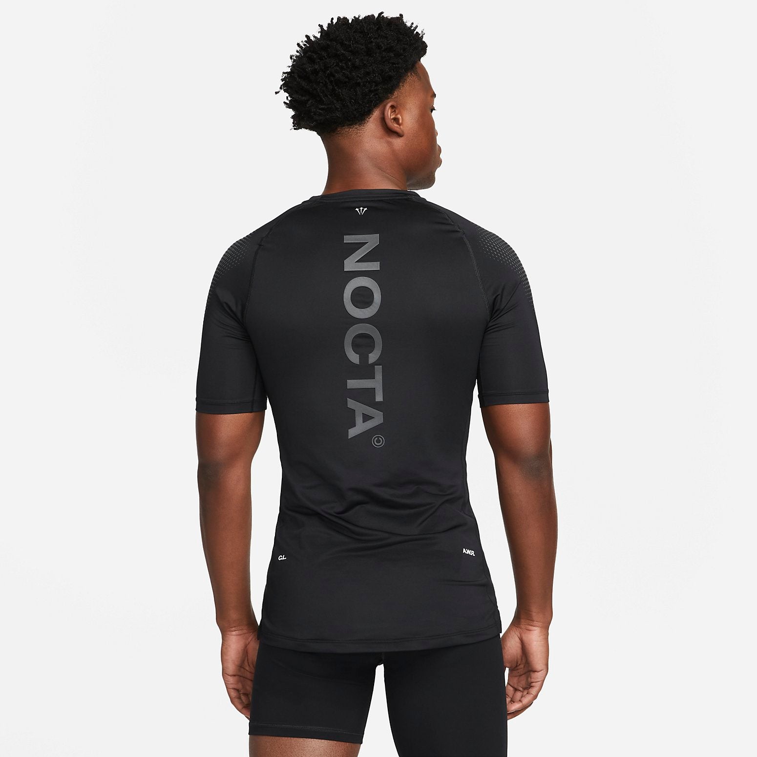 Топ Nike x NOCTA Drake Basketball Short Sleeve Inner Top 'Black' — фото 2
