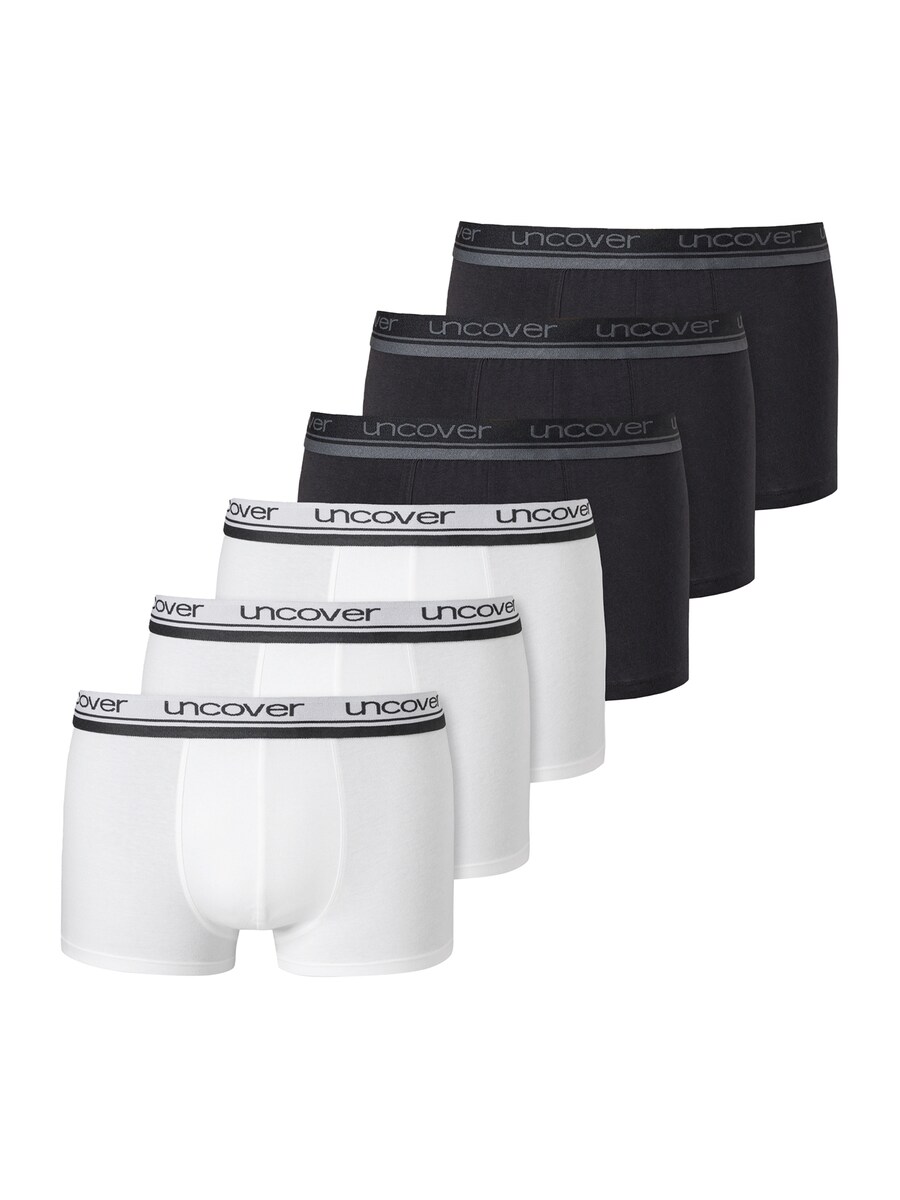 

Трусы uncover by SCHIESSER Boxer shorts, черный/белый