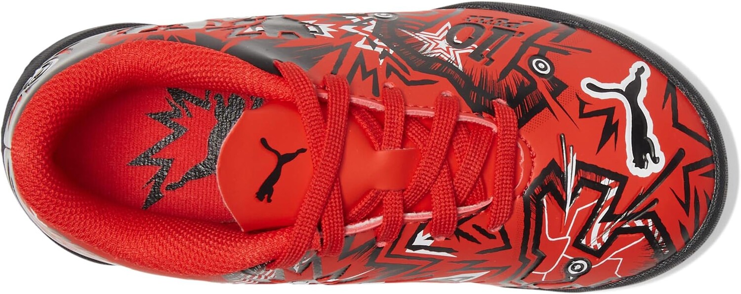 Кроссовки PUMA Kids Ultra Play, цвет Puma Red/Puma Black/Puma White — фото 2