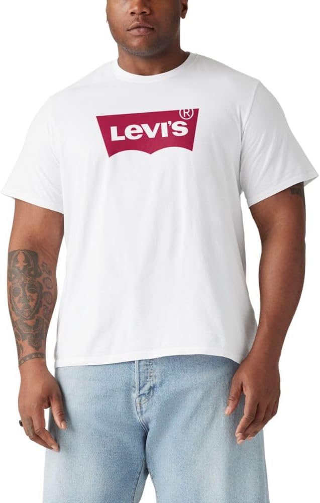 

Мужская футболка с рисунком Levi's (также доступна в размерах Big и Tall), Big Batwing White - Neutrals, Белый, Мужская футболка с рисунком Levi's (также доступна в размерах Big и Tall), Big Batwing White - Neutrals