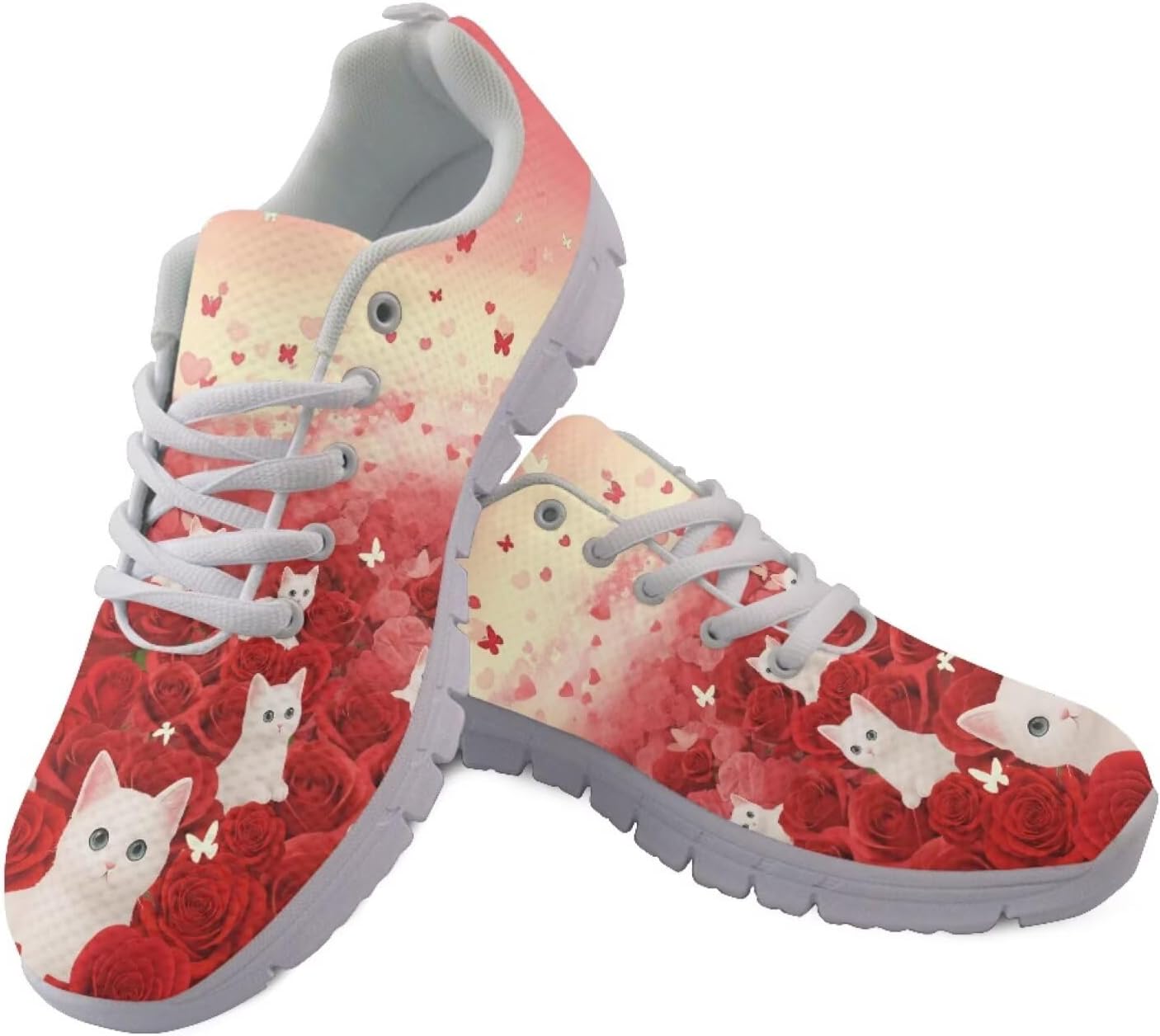 

Мужские кроссовки Jeiento с американским флагом, модные спортивные беговые кроссовки, повседневная обувь для путешествий и прогулок, плоская, дышащая, красный