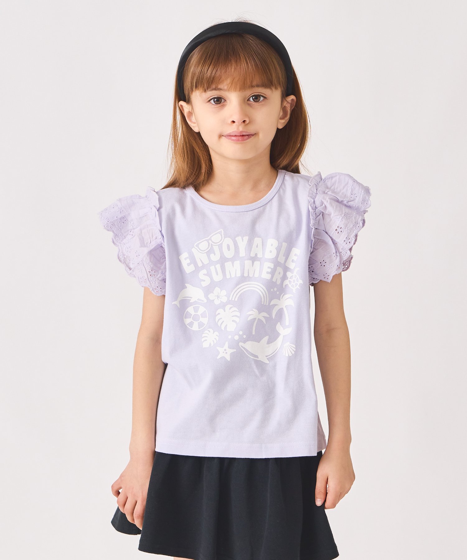 Топ с оборками Ever Closet, Lavender