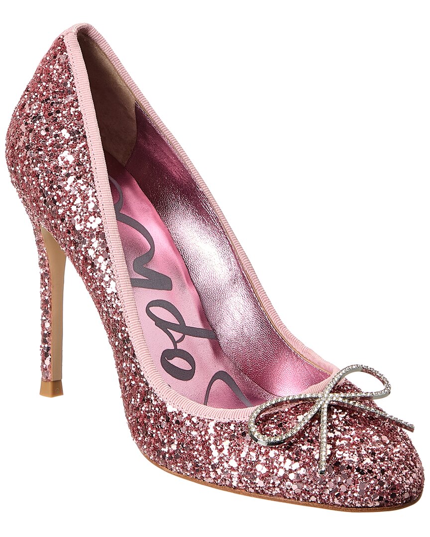 Туфли-лодочки Sophia Webster Pirouette Glitter, розовый