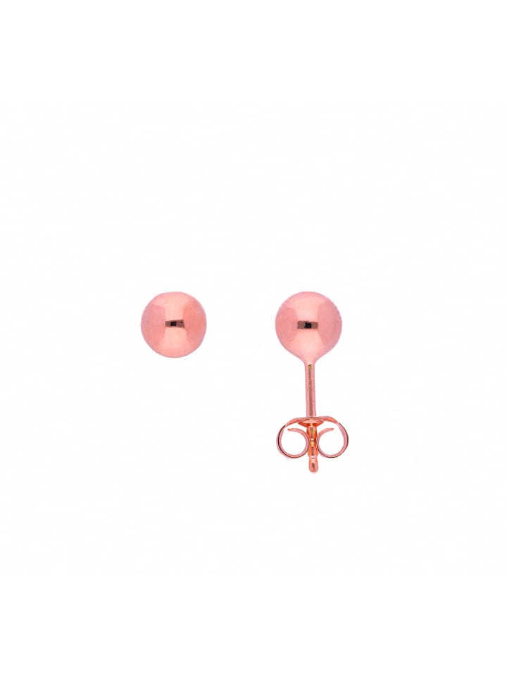 

Adeliás Женские серьги-гвоздики из серебра 925 пробы, диаметр 6 мм, розового цвета