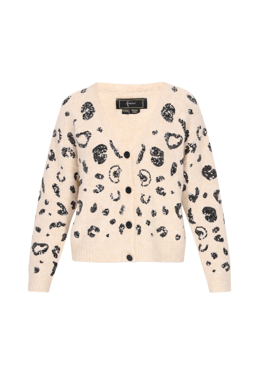 

Вязаный кардиган faina Fashion Look, светло-бежевый