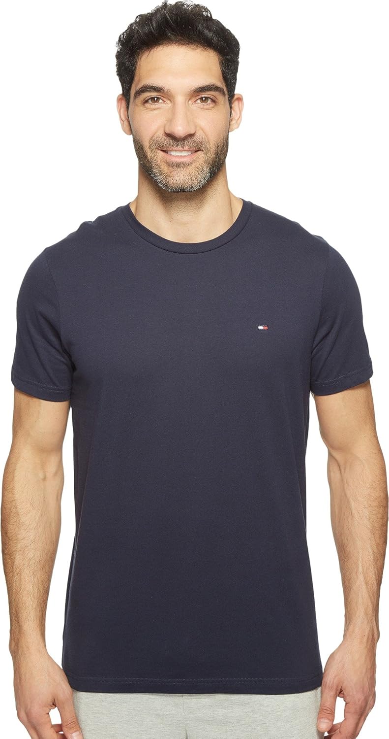 

Мужская футболка Tommy Hilfiger Dark Navy, Синий, Мужская футболка Tommy Hilfiger Dark Navy