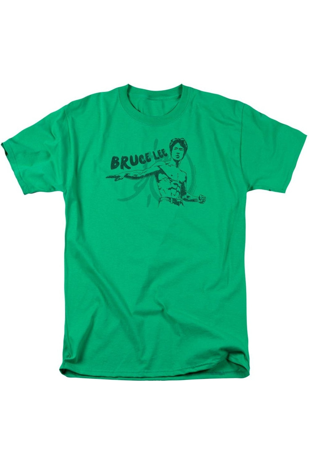 

Футболка с коротким рукавом для взрослых Bruce Lee Brush Lee Gildan, цвет kelly green