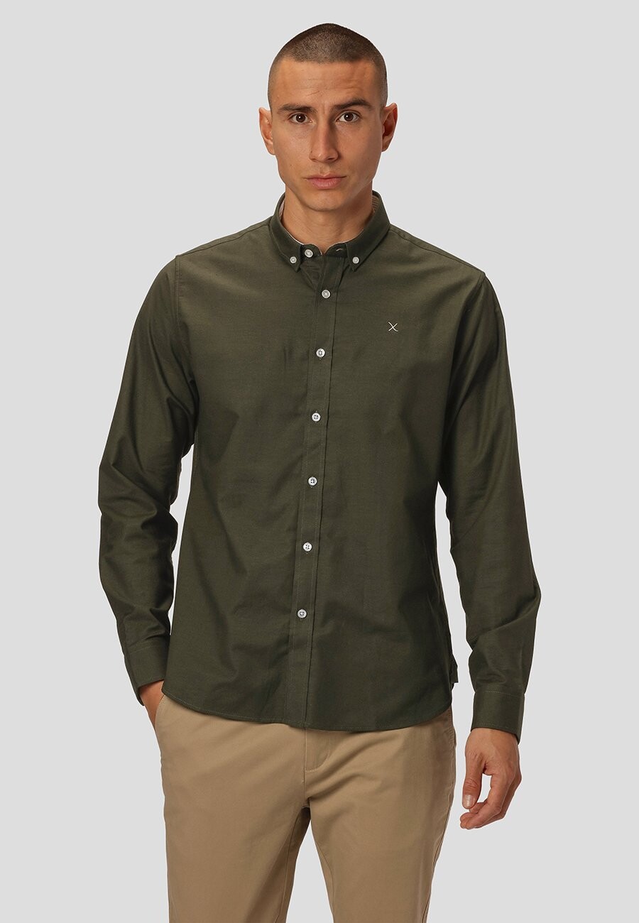 

Рубашка OXFORD Clean Cut Copenhagen, цвет army