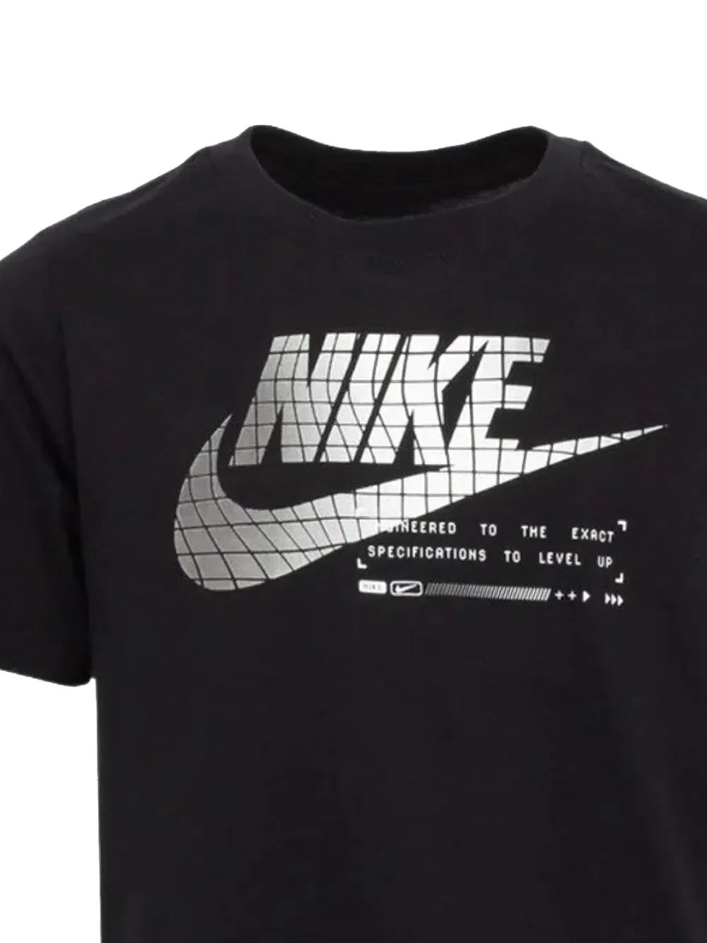 Футболка с логотипом Nike Kids, черный — фото 2