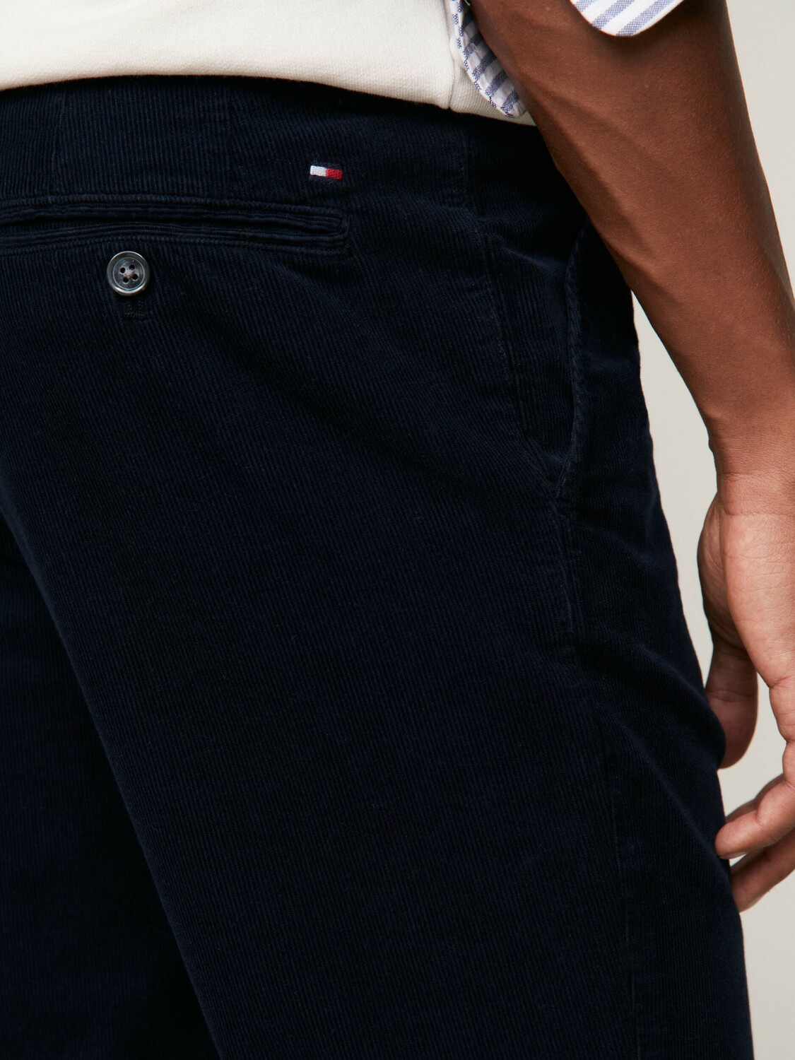 Брюки Tommy Hilfiger DENTON Straight fit, черный — фото 3