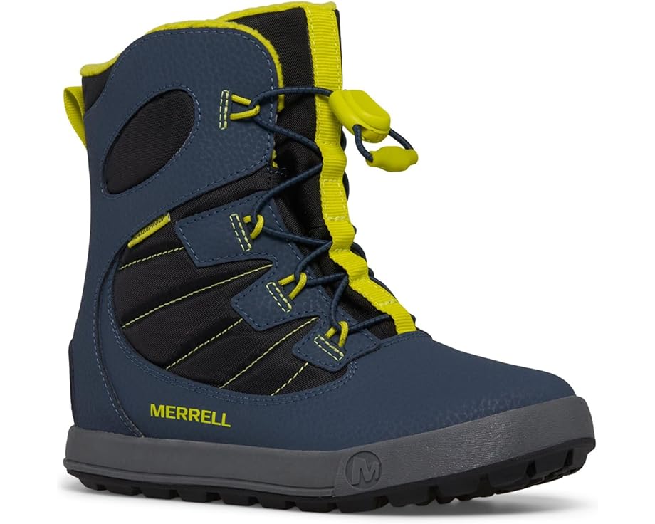 

Ботинки Merrell Kids Snow Bank 4.0 Waterproof, цвет Navy/Lime