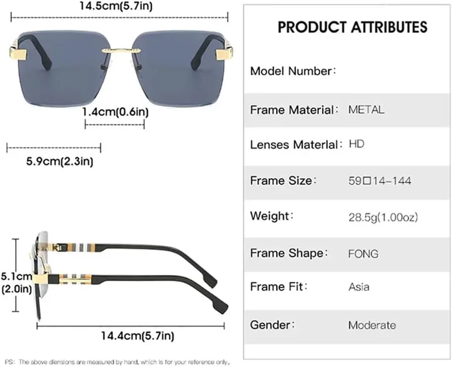 

Винтажные солнцезащитные очки для женщин, без оправы, ретро-очки для активного отдыха и путешествий, мужские очки с защитой от УФ-излучения UV400 HDUBFY, C4
