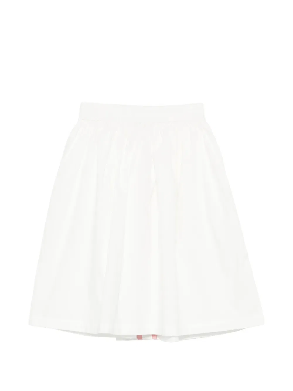 Юбка из поплинового хлопка Stella Mccartney Kids, белый — фото 2