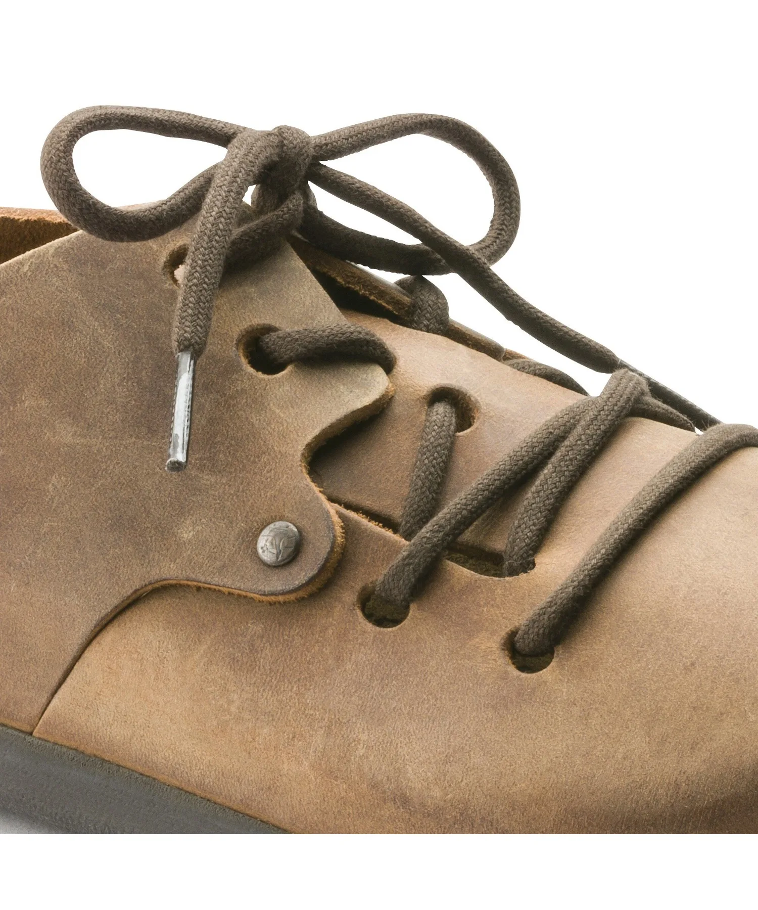 Унисекс ботинки из оливковой кожи Montana BIRKENSTOCK бежевые — фото 2