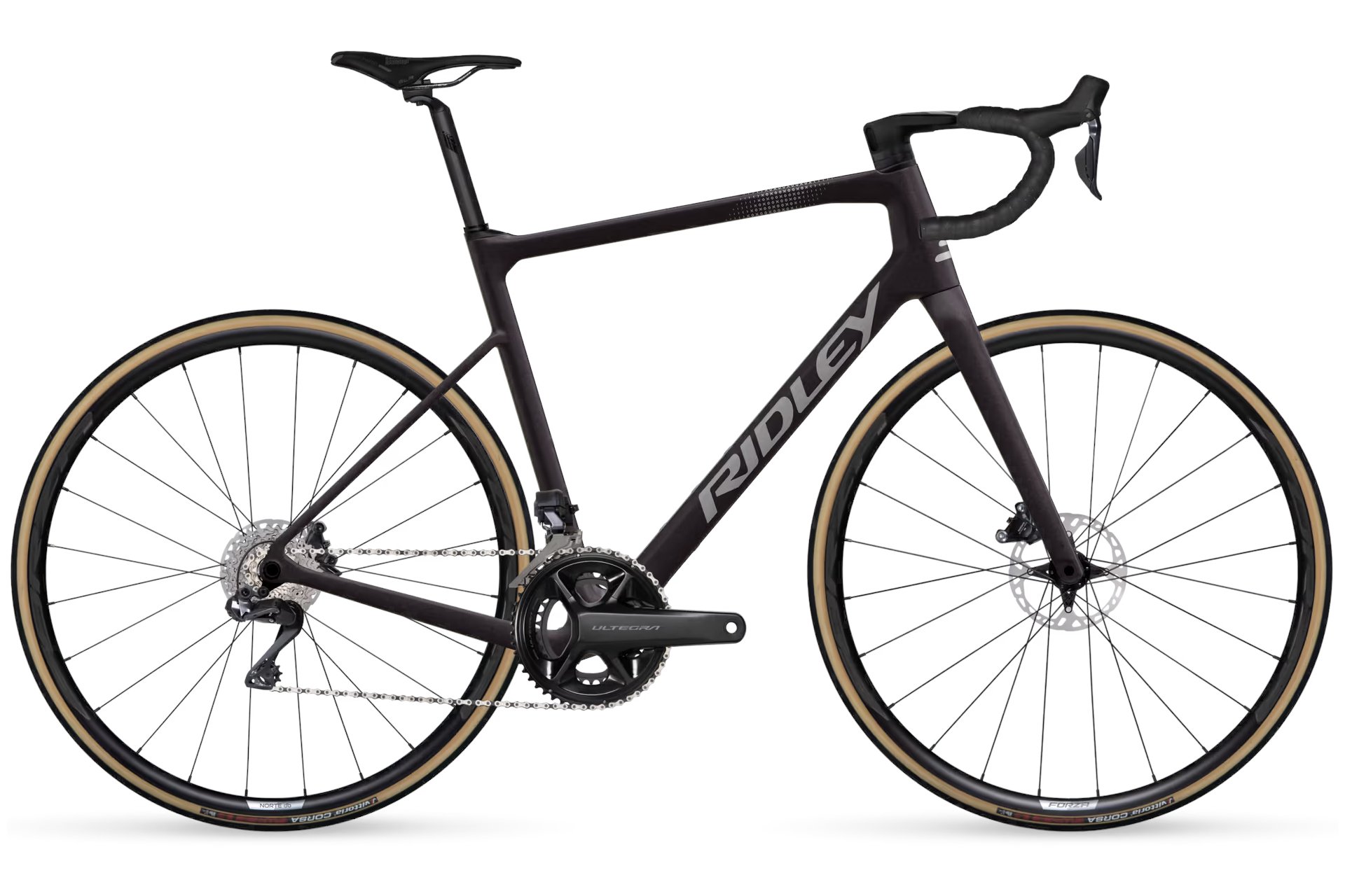 

Шоссейный велосипед Ridley Grifn road - shimano 105 - 28 дюймов - diamant, lila | dark plum metallic / 104 / grc02cm