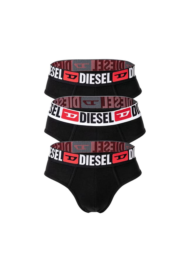 

Трусы в упаковке 3 шт. - umbr-andrethreepack трусы хлопок стрейч простые Diesel, черный