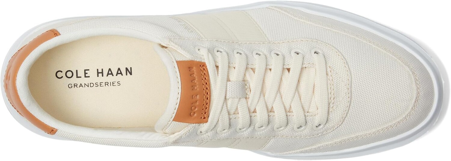 Кроссовки Cole Haan Grandpro Rally Canvas II, цвет Ivory/Natural Tan/Optic White — фото 2