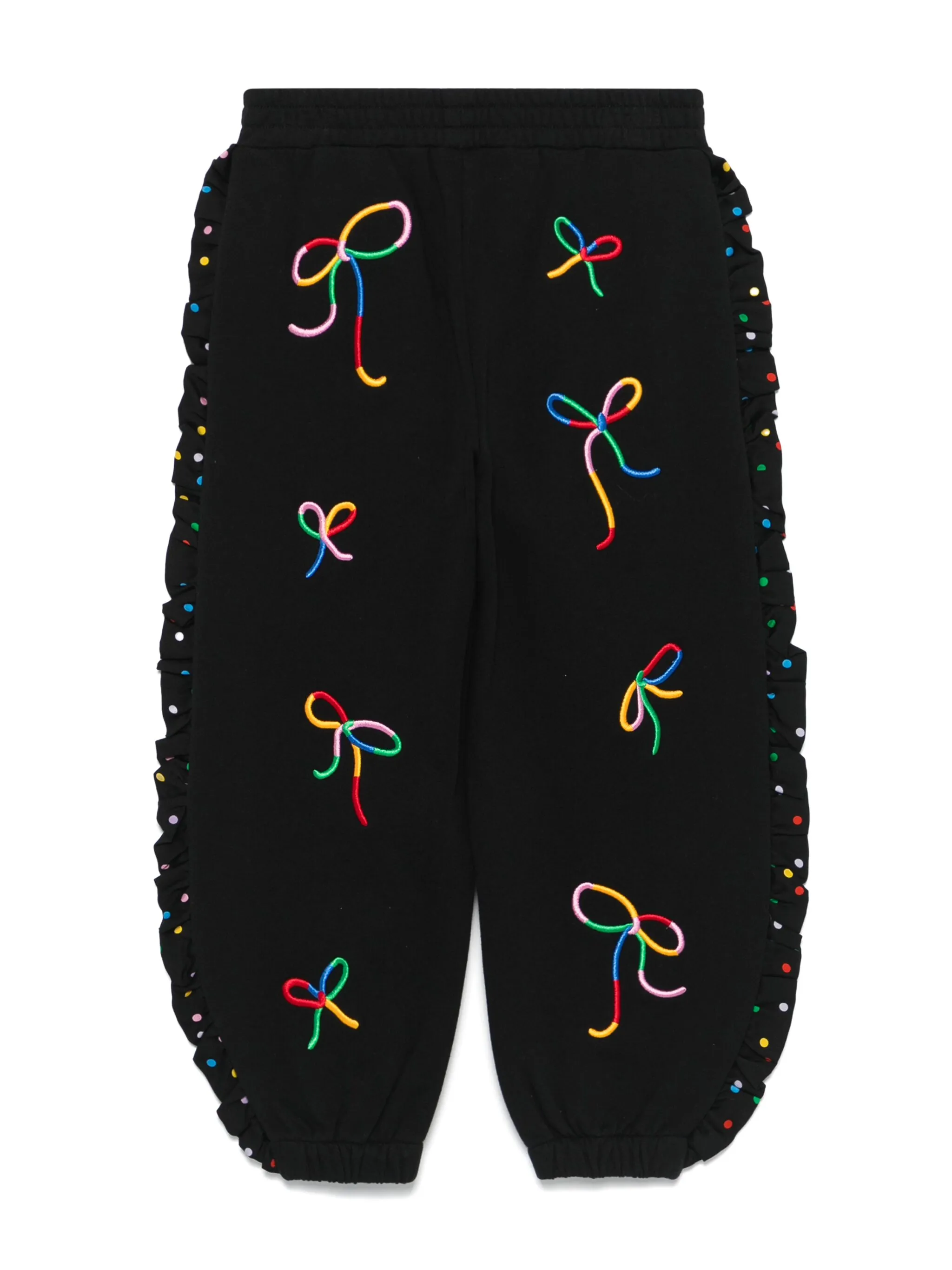 Брюки с вышивкой Stella Mccartney Kids, черный — фото 2