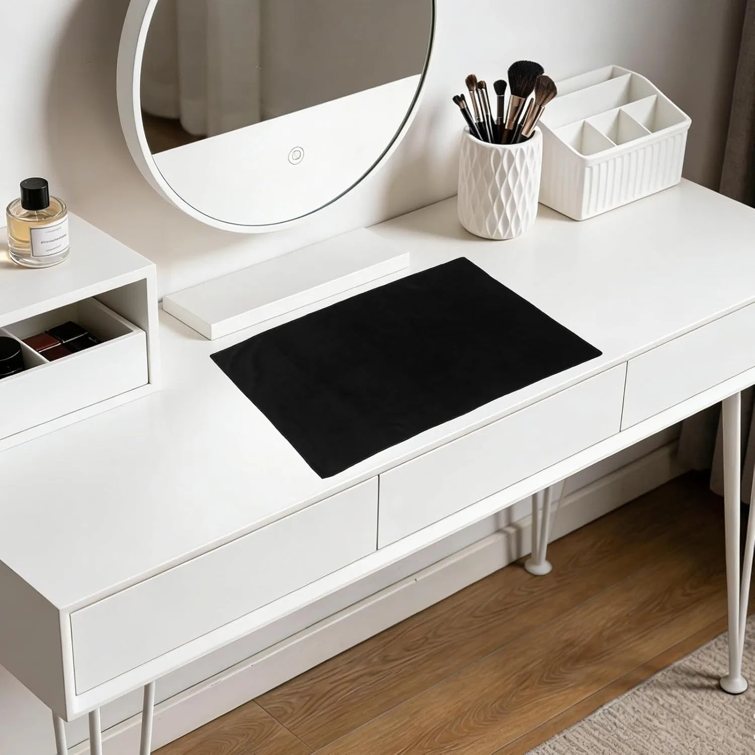 Скатерть для стола Vanity Desk Cover Pad 32x20 дюймов черный — фото 4