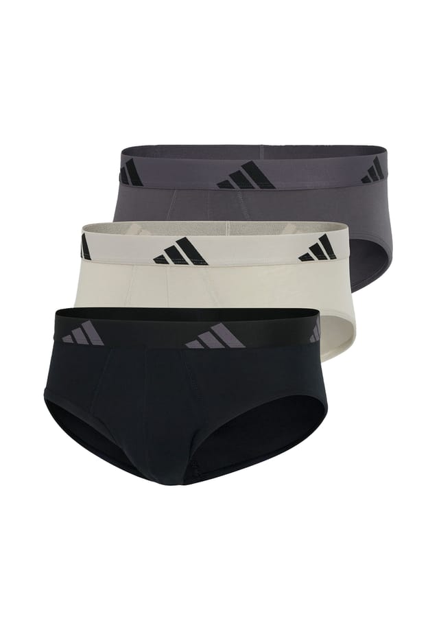 

Трусы / трусы комплект из 3 шт. активный flex хлопок Adidas, мультиколор