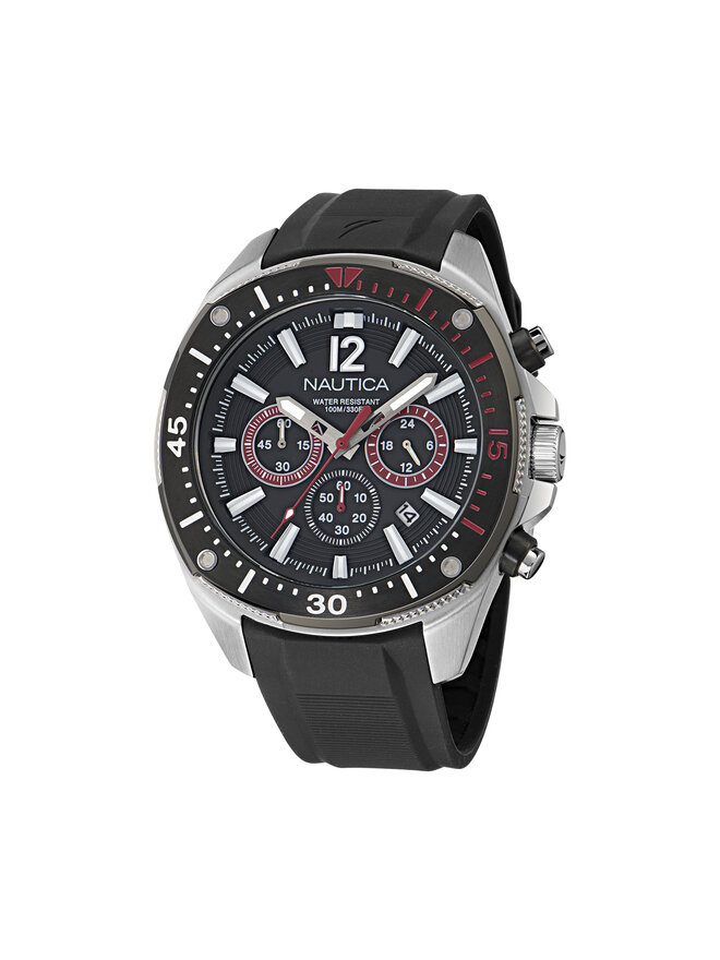 

Часы Sporty Chronograph NAPBSS501 Nautica, серебряный